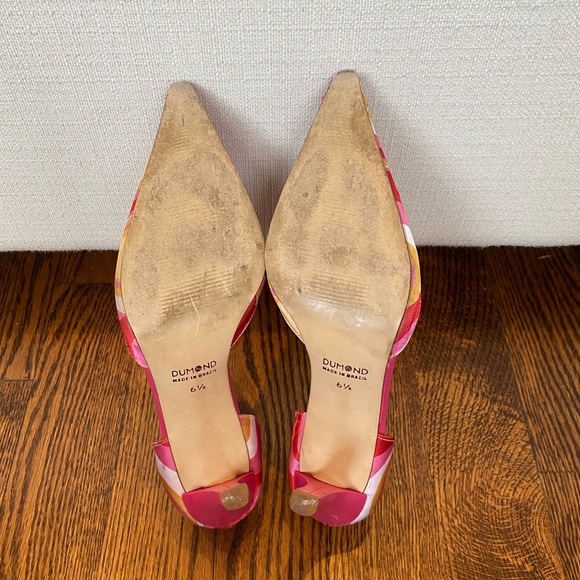 Dumond Satin Patterned Shoes - Picture 5 of 6